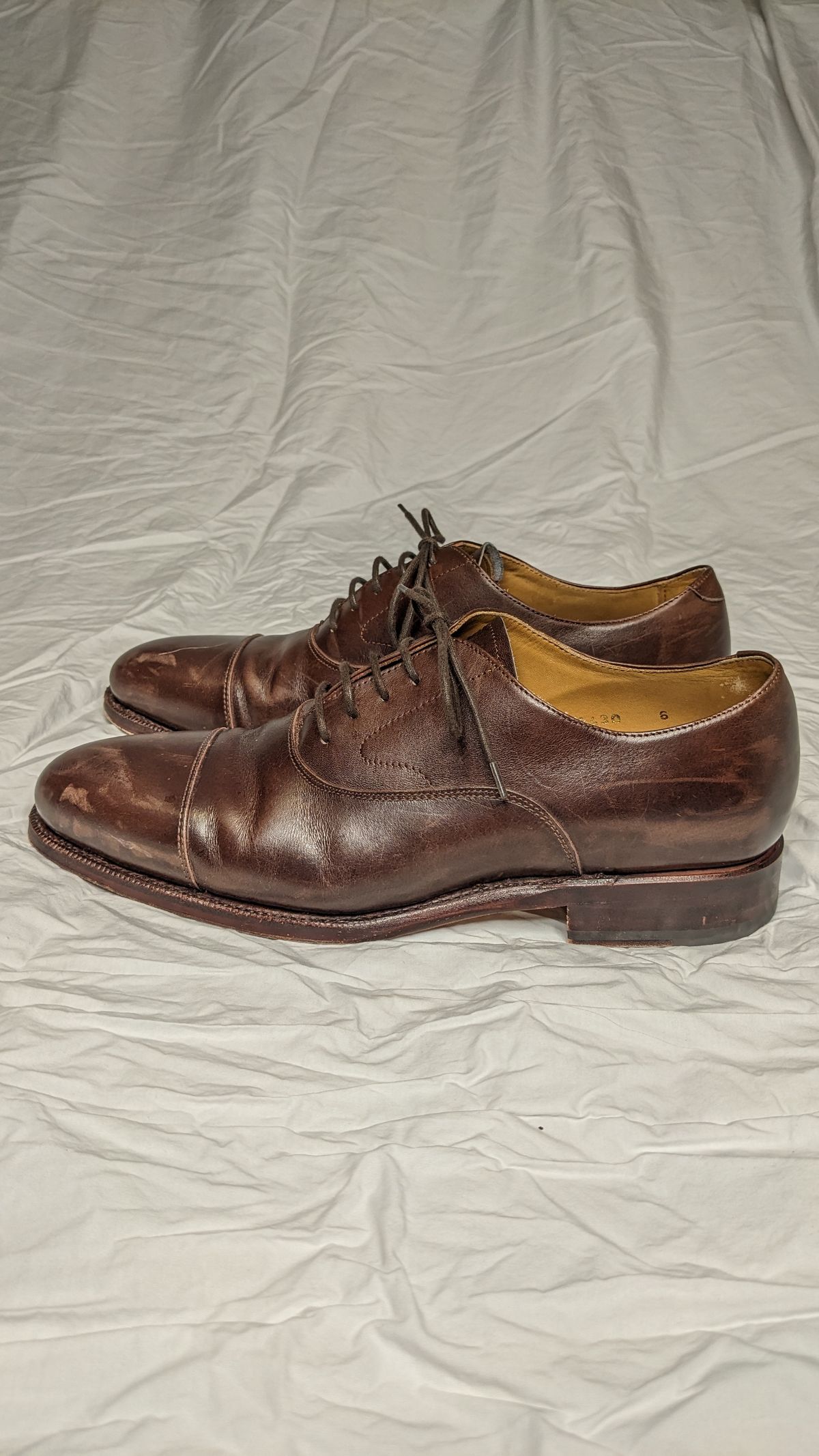 Photo by RoosAndBeavers on March 6, 2023 of the Meermin Cap Toe Oxford in Unlisted Leather.