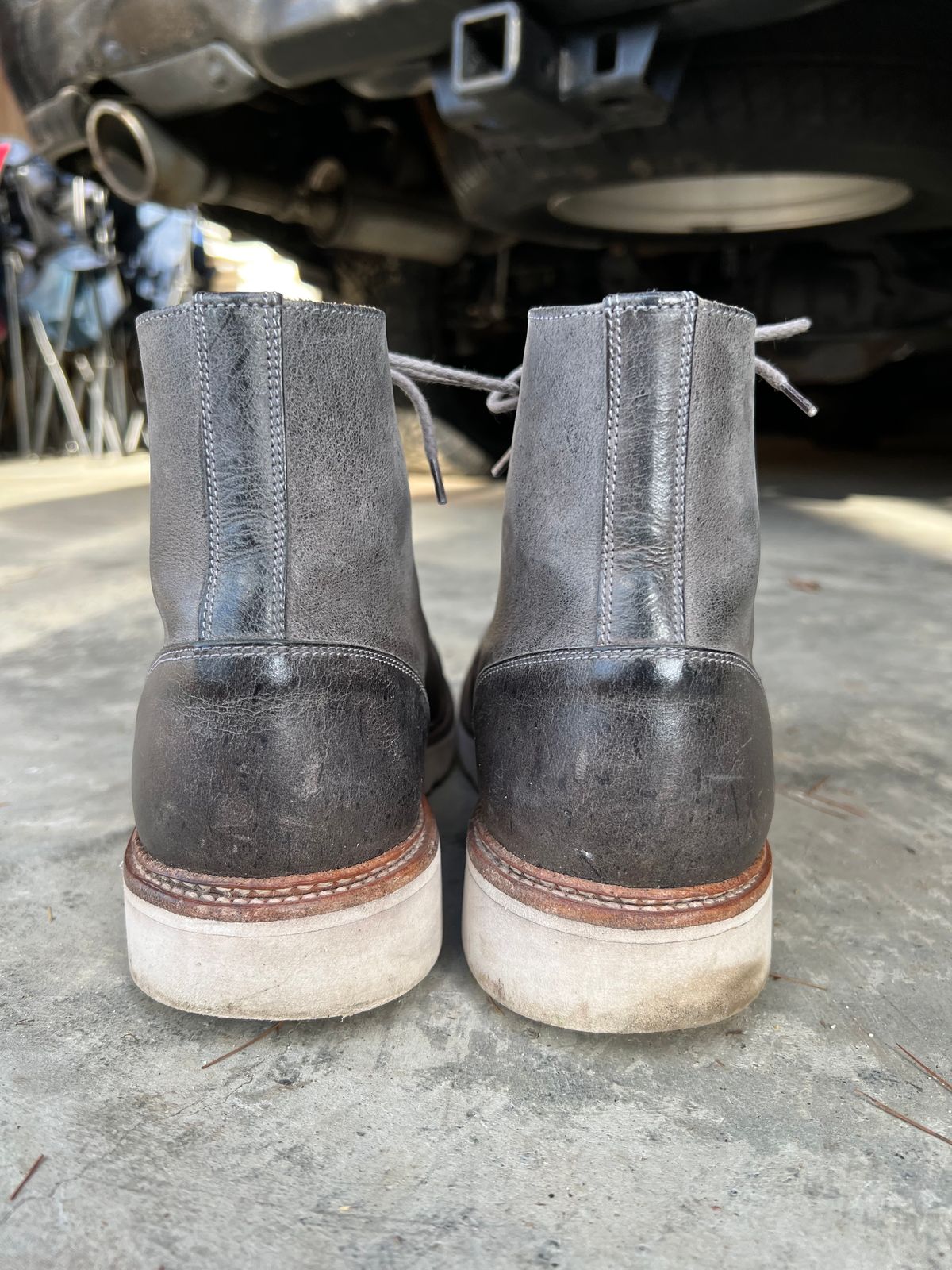 Photo by sampson1980 on March 3, 2024 of the Tricker's x Division Road Super Monkey Boot in C.F. Stead Storm Waxed Kudu.