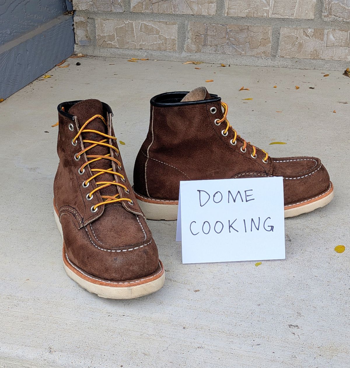 Photo by chilly on November 2, 2025 of the Red Wing 6-Inch Classic Moc in S.B. Foot Chocolate Muleskinner.