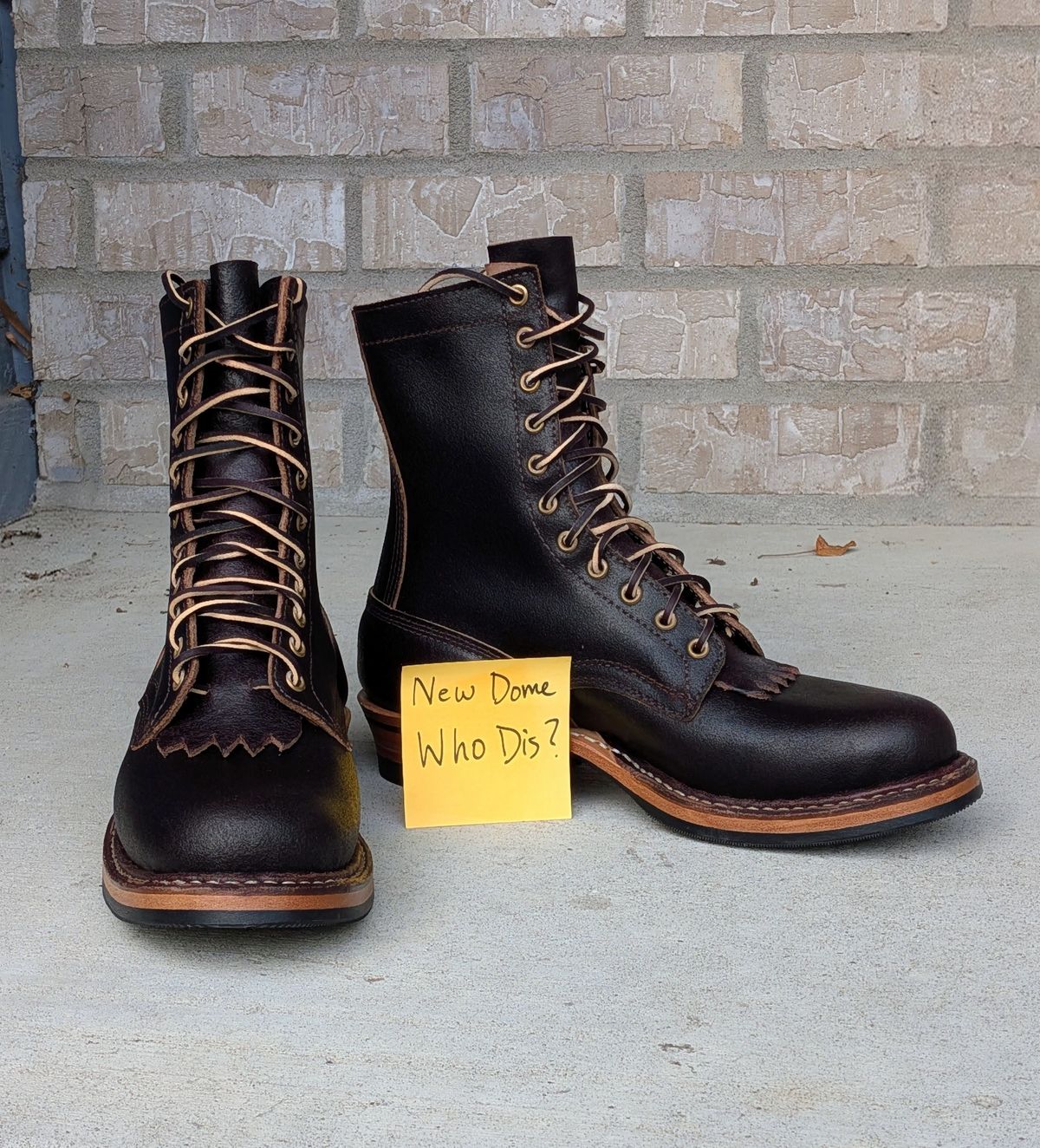 Photo by chilly on October 1, 2025 of the White's Farmer/Rancher in Horween Brown Waxed Flesh.