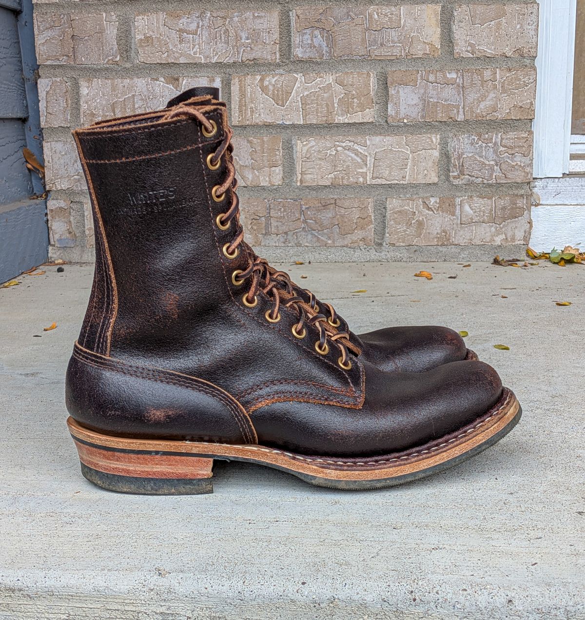 Photo by chilly on November 2, 2025 of the White's Farmer/Rancher in Horween Brown Waxed Flesh.