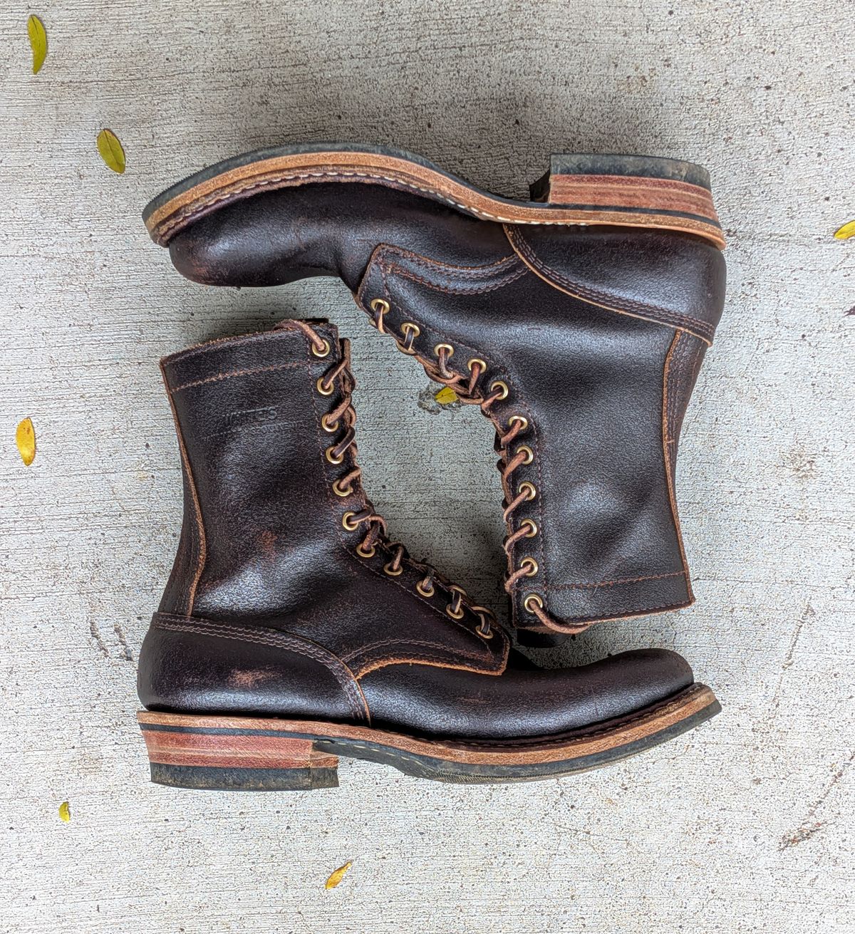 Photo by chilly on November 2, 2025 of the White's Farmer/Rancher in Horween Brown Waxed Flesh.