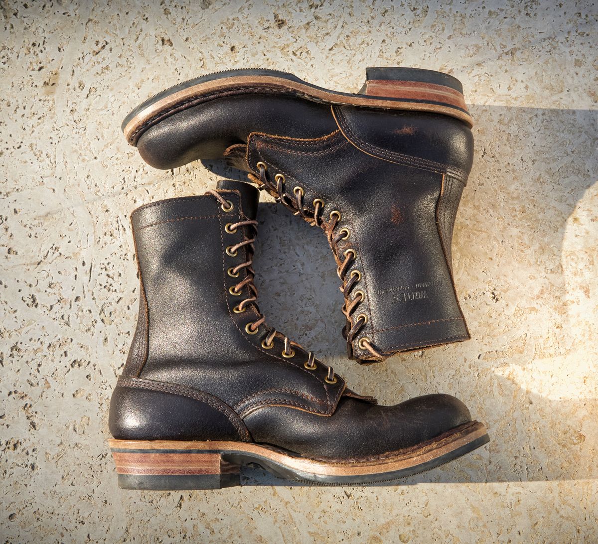 Photo by chilly on October 26, 2025 of the White's Farmer/Rancher in Horween Brown Waxed Flesh.