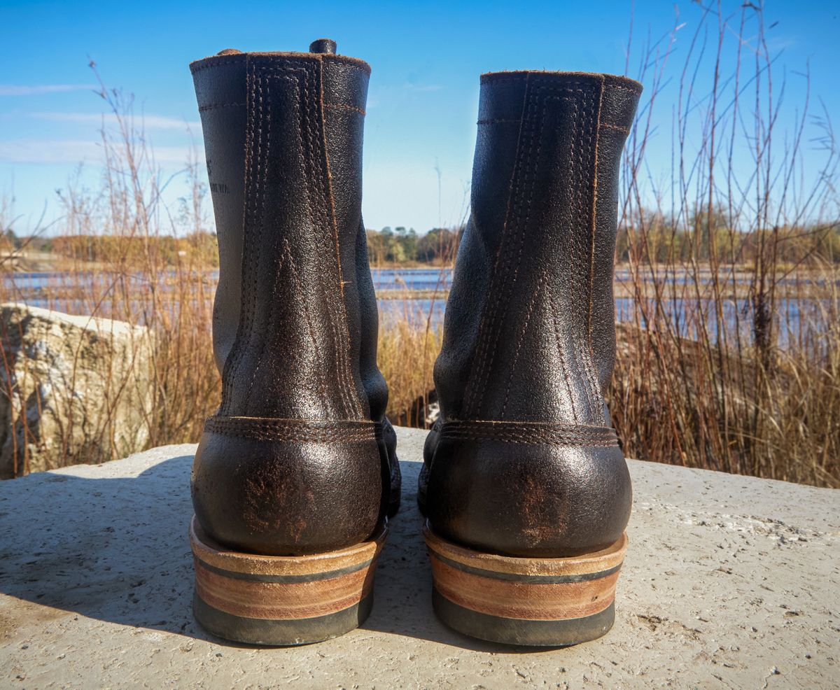 Photo by chilly on October 26, 2025 of the White's Farmer/Rancher in Horween Brown Waxed Flesh.