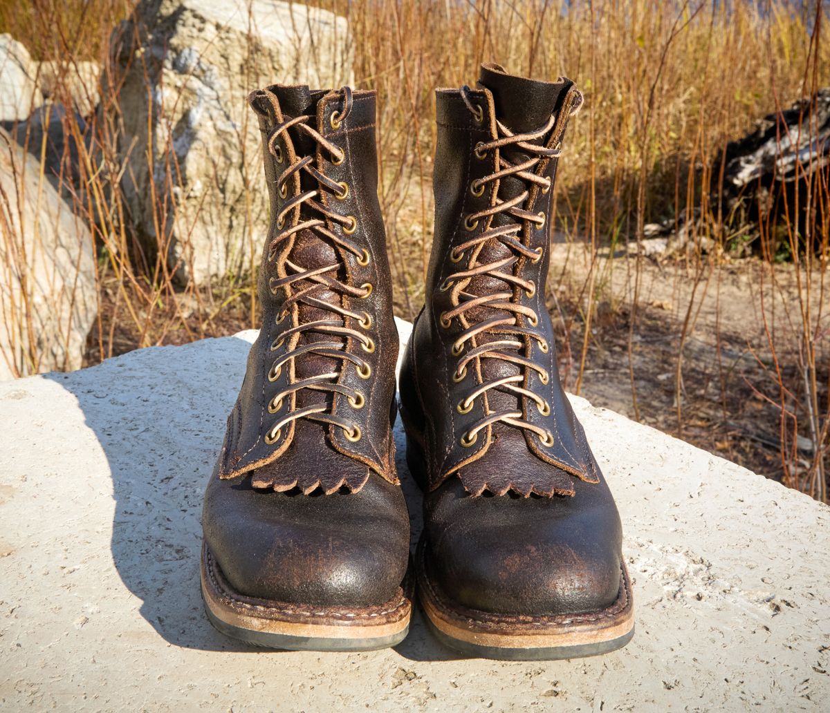 Photo by chilly on October 26, 2025 of the White's Farmer/Rancher in Horween Brown Waxed Flesh.