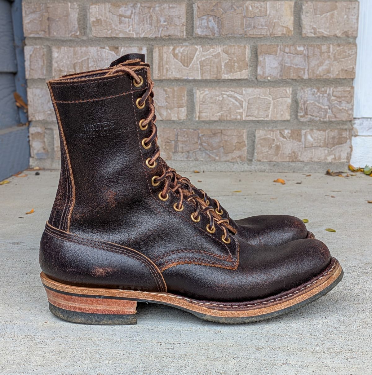 Photo by chilly on November 2, 2025 of the White's Farmer/Rancher in Horween Brown Waxed Flesh.