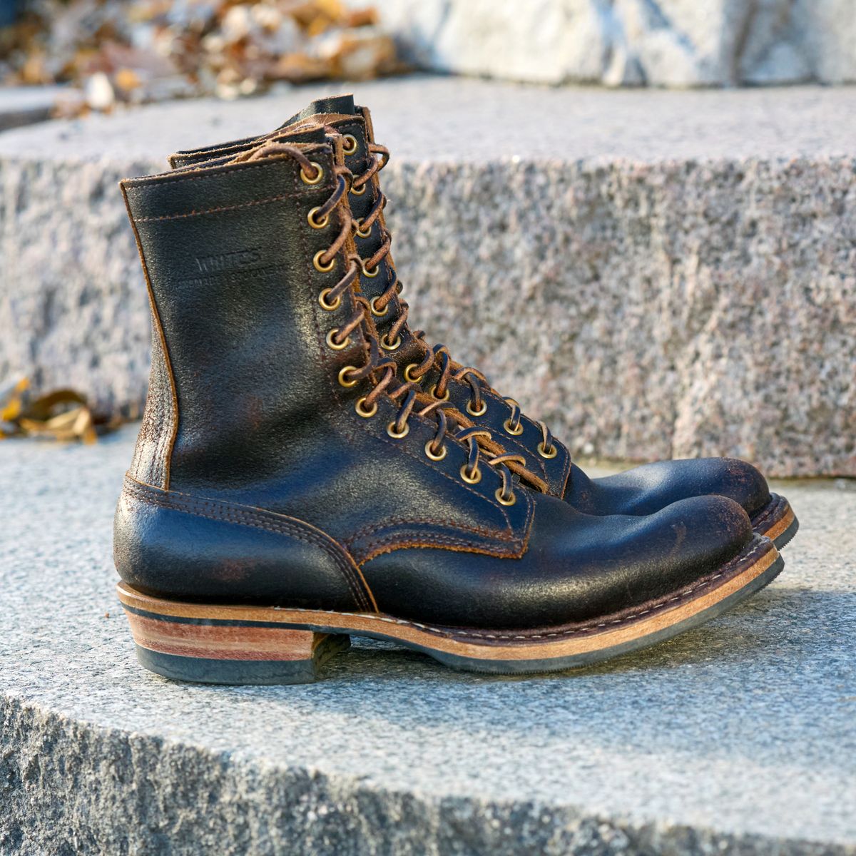 Photo by chilly on November 23, 2025 of the White's Farmer/Rancher in Horween Brown Waxed Flesh.