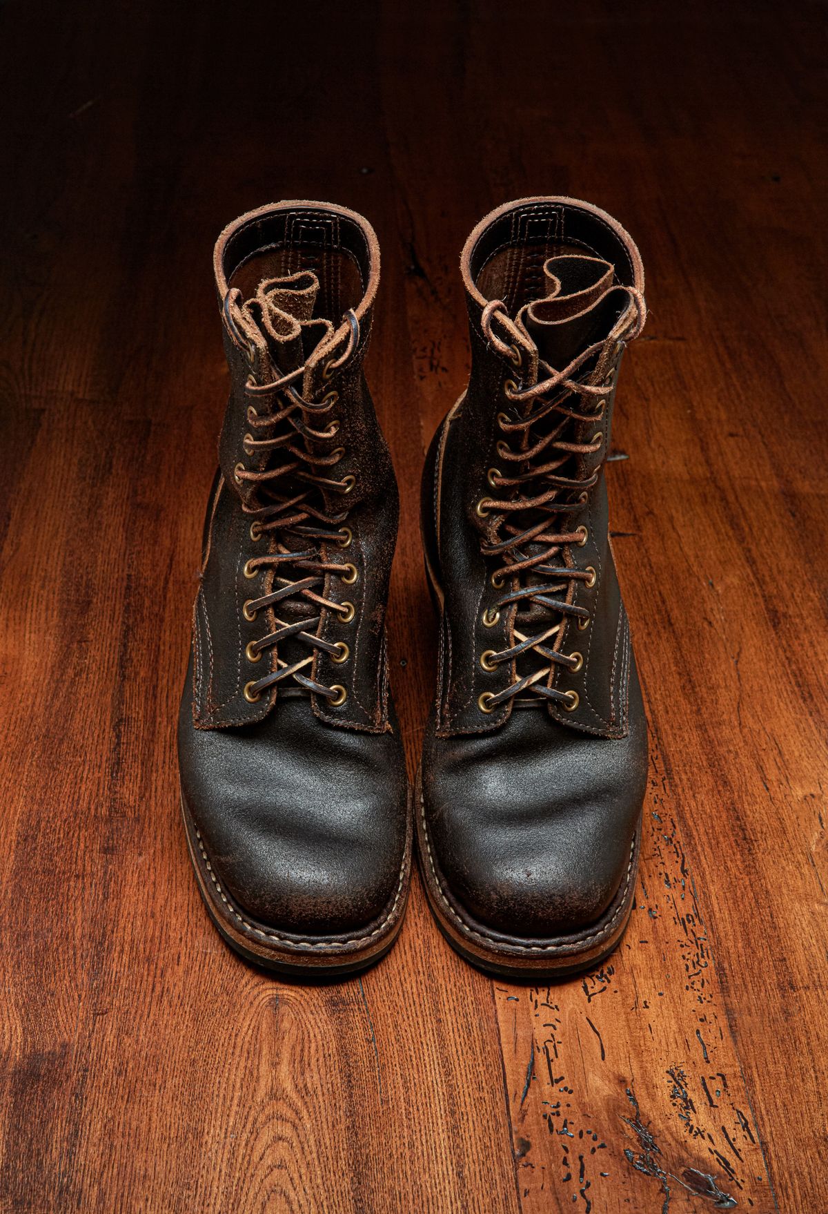 Photo by chilly on December 27, 2025 of the White's Farmer/Rancher in Horween Brown Waxed Flesh.