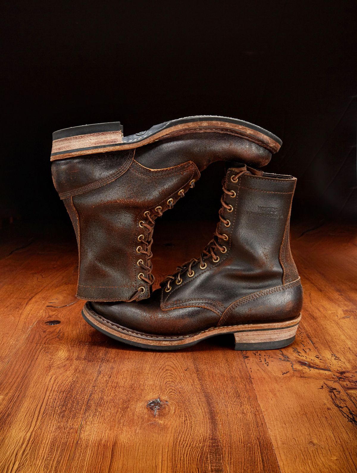 Photo by chilly on March 1, 2026 of the White's Farmer/Rancher in Horween Brown Waxed Flesh.