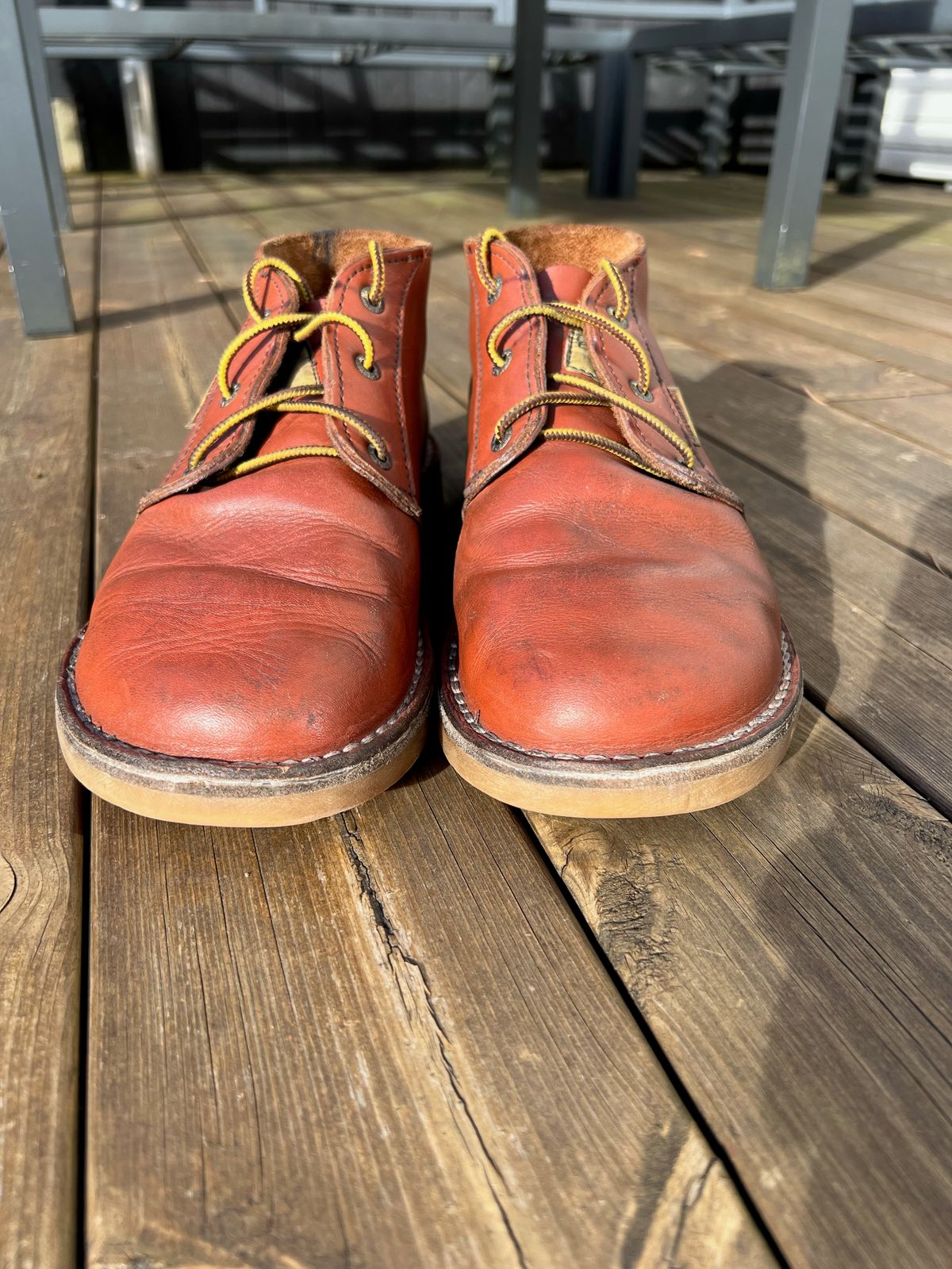 Photo by fjaagewaage on August 10, 2023 of the Jim Green Vellie in Tan Full Grain.