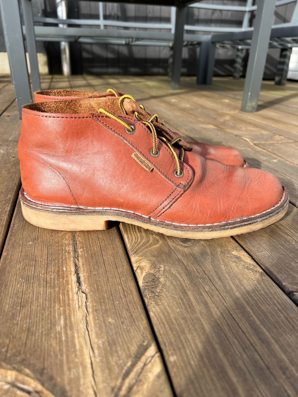 Photo by fjaagewaage on August 10, 2023 of the Jim Green Vellie in Tan Full Grain.