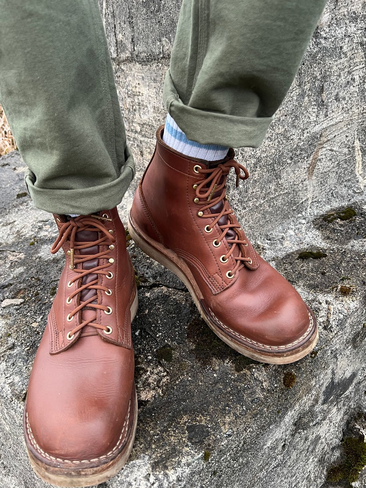 Photo by fjaagewaage on February 1, 2024 of the Nicks Traveler in Seidel 1964 Brown.