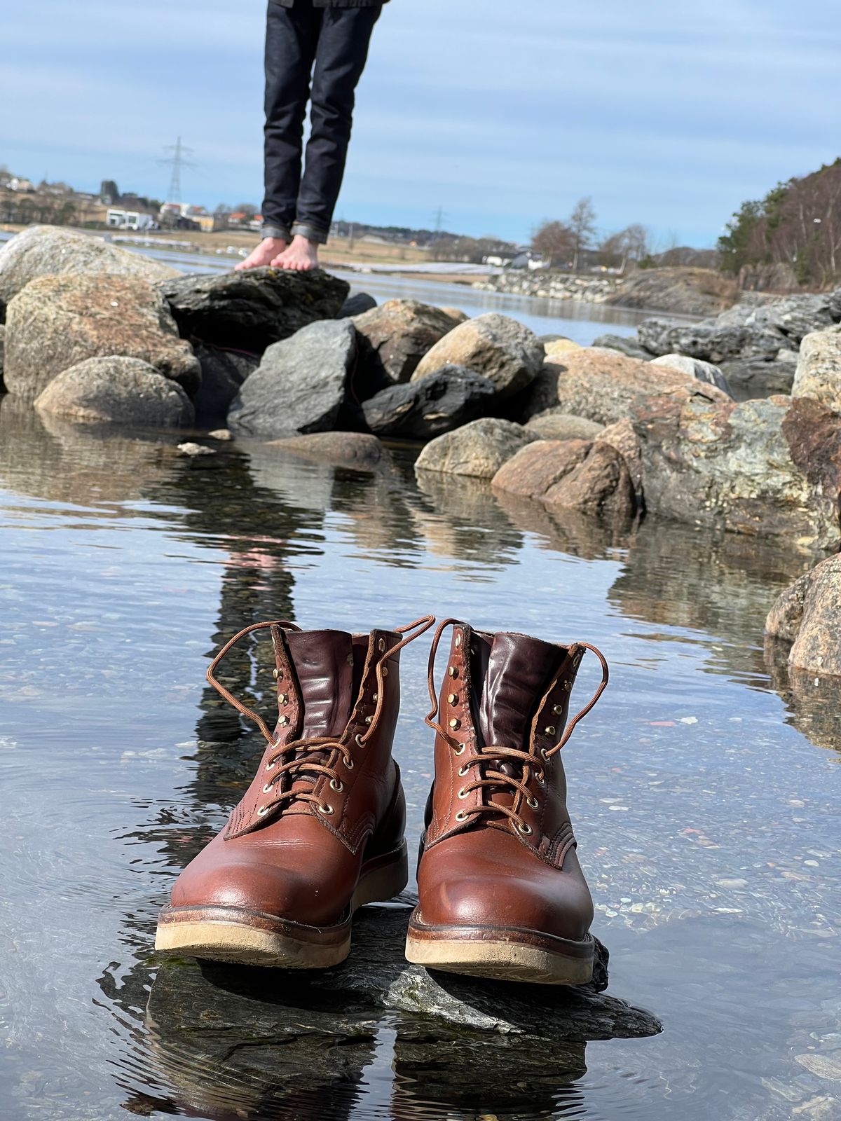 Photo by fjaagewaage on April 3, 2024 of the Nicks Traveler in Seidel 1964 Brown.