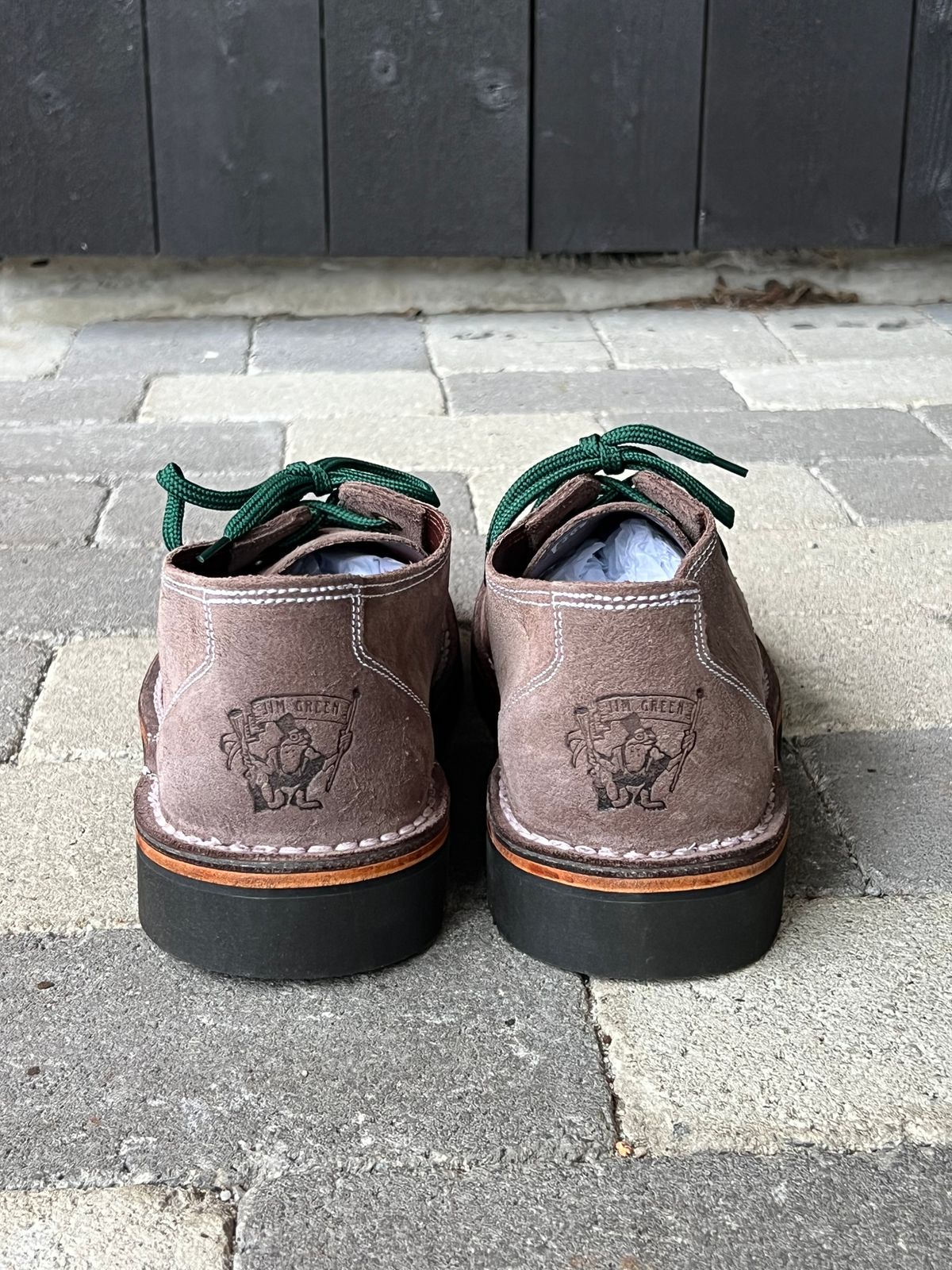 Photo by fjaagewaage on March 28, 2025 of the Jim Green Shoellie in African Buffalo Skin.