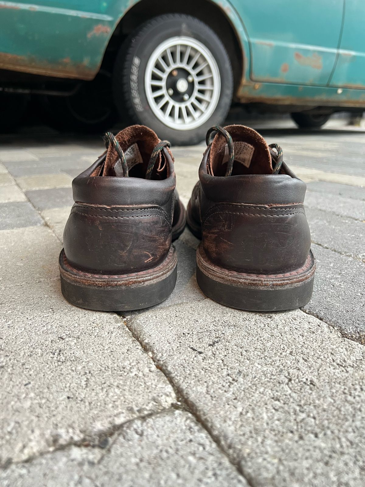 Photo by fjaagewaage on May 25, 2023 of the Jim Green Bantam Shoe in Brown Full Grain.