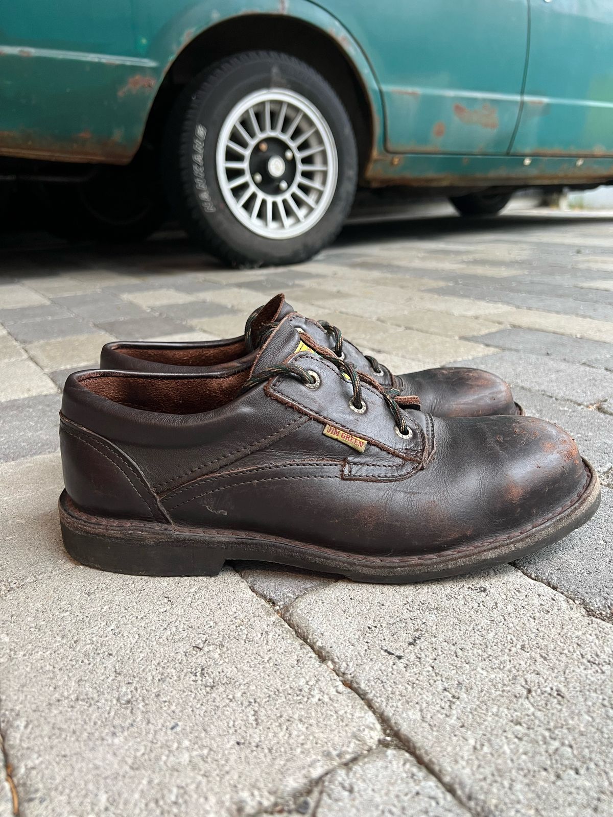 Photo by fjaagewaage on May 25, 2023 of the Jim Green Bantam Shoe in Brown Full Grain.