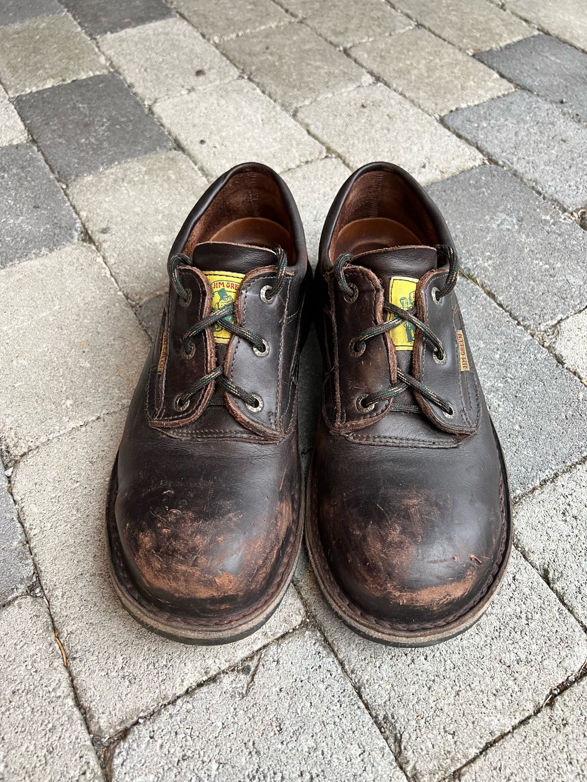 Photo by fjaagewaage on May 25, 2023 of the Jim Green Bantam Shoe in Brown Full Grain.