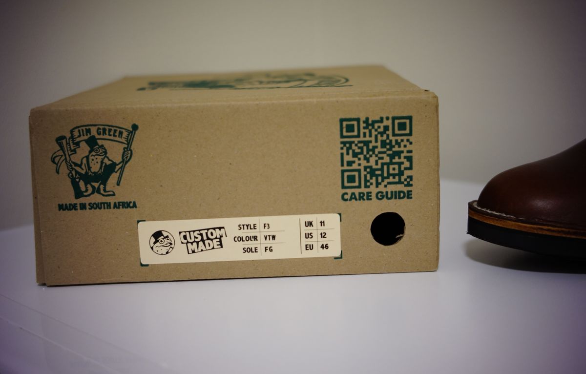 Photo by fjaagewaage on May 29, 2025 of the Jim Green Stockman in Jim Green / Veg Tan Walnut.