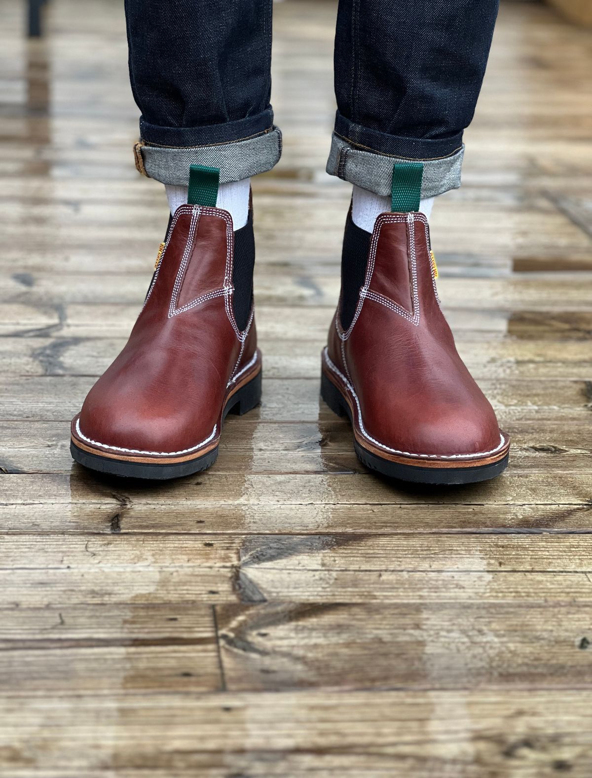 Photo by fjaagewaage on October 2, 2025 of the Jim Green Stockman in Jim Green / Veg Tan Walnut.