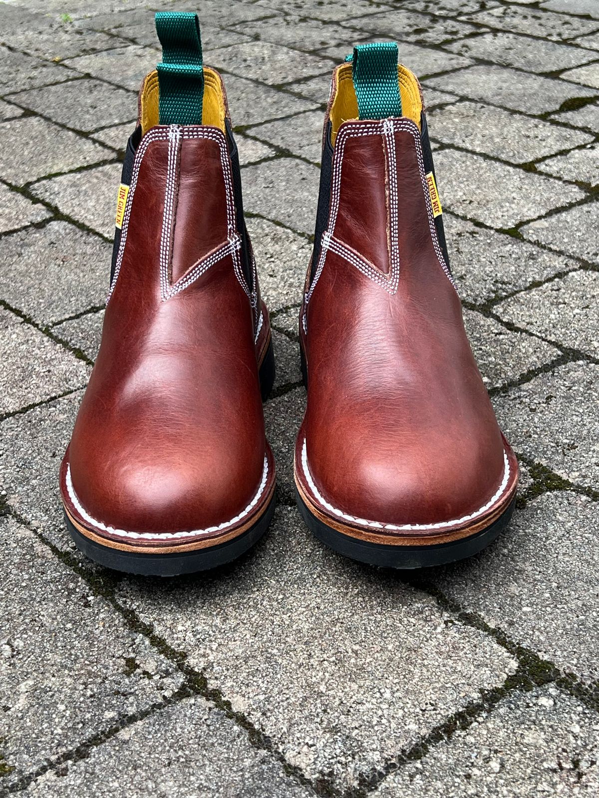 Photo by fjaagewaage on October 1, 2025 of the Jim Green Stockman in Jim Green / Veg Tan Walnut.