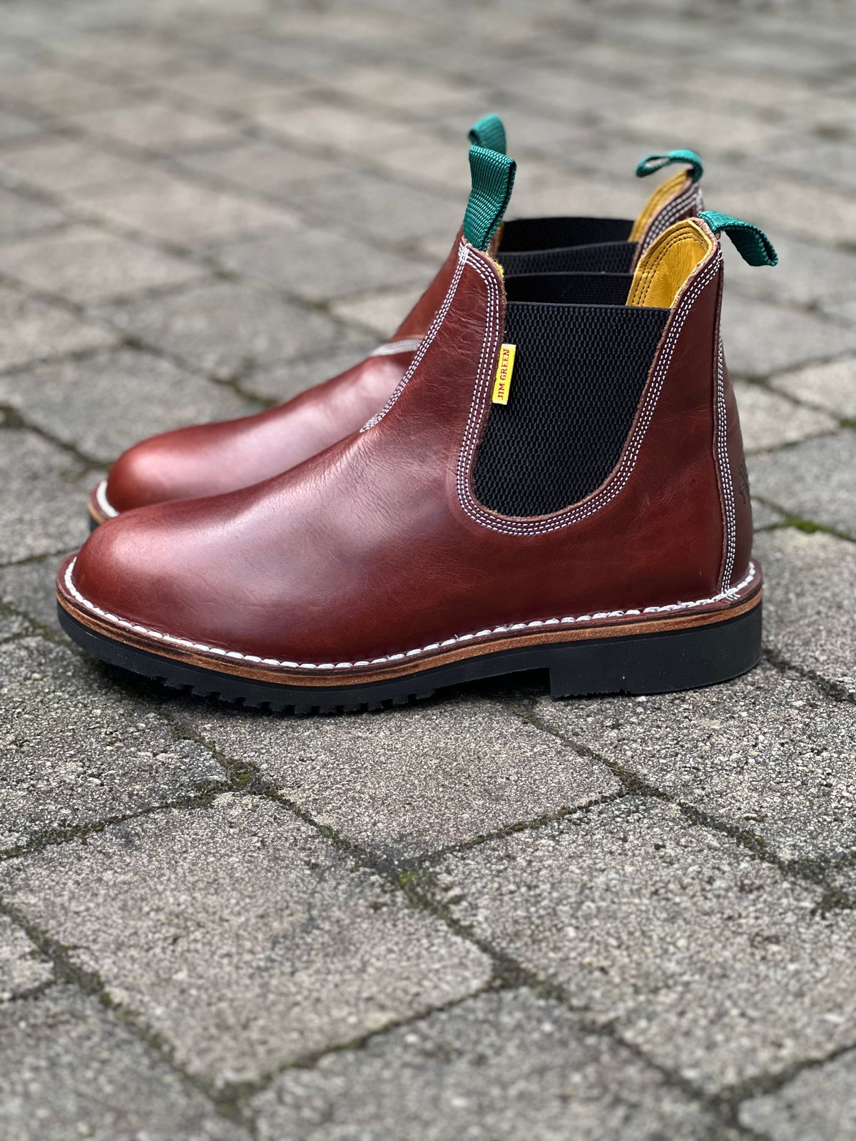 Photo by fjaagewaage on October 1, 2025 of the Jim Green Stockman in Jim Green / Veg Tan Walnut.