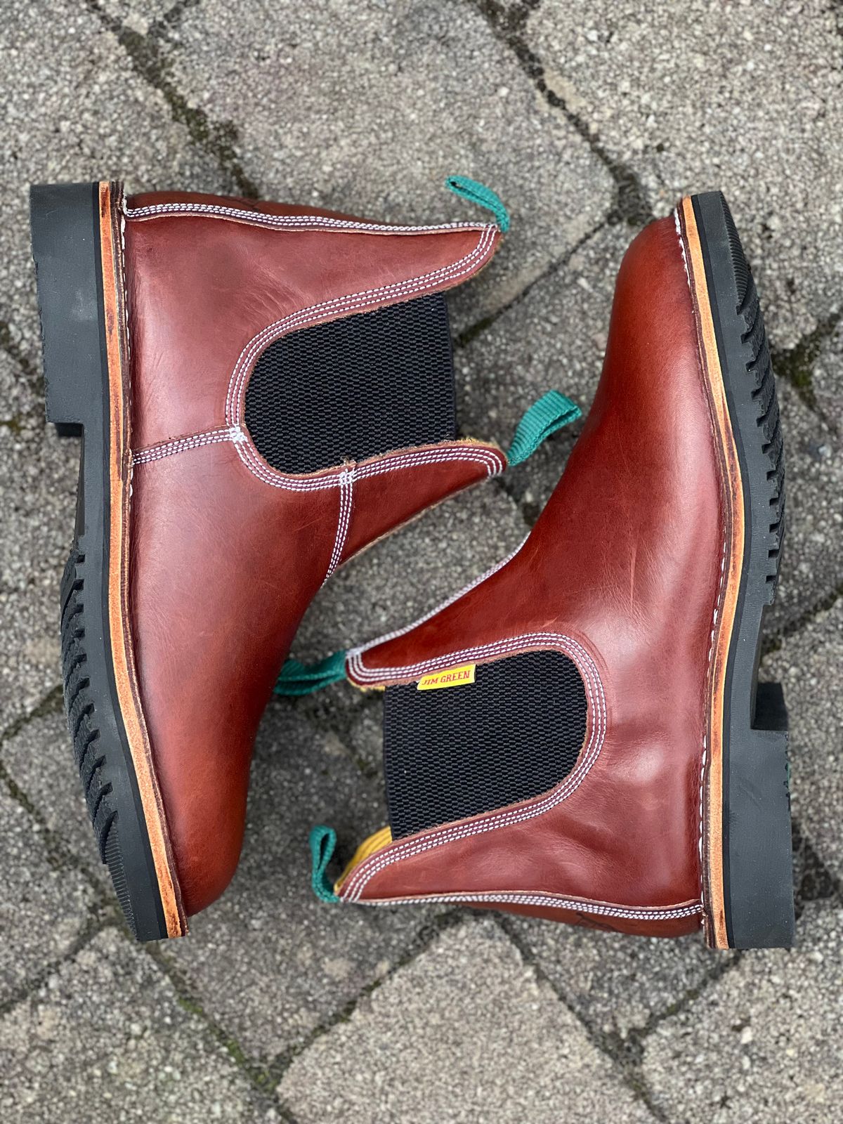 Photo by fjaagewaage on October 1, 2025 of the Jim Green Stockman in Jim Green / Veg Tan Walnut.
