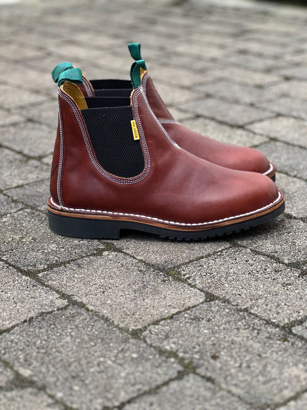 Photo by fjaagewaage on October 1, 2025 of the Jim Green Stockman in Jim Green / Veg Tan Walnut.