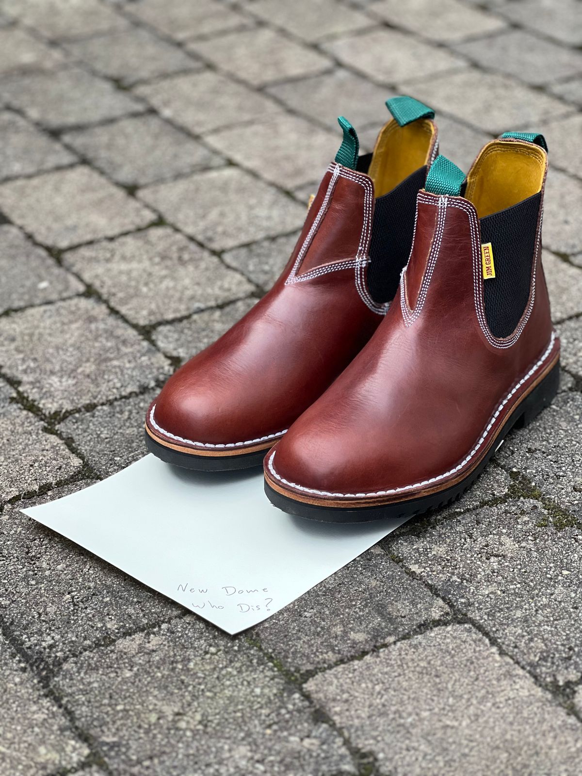 Photo by fjaagewaage on October 1, 2025 of the Jim Green Stockman in Jim Green / Veg Tan Walnut.