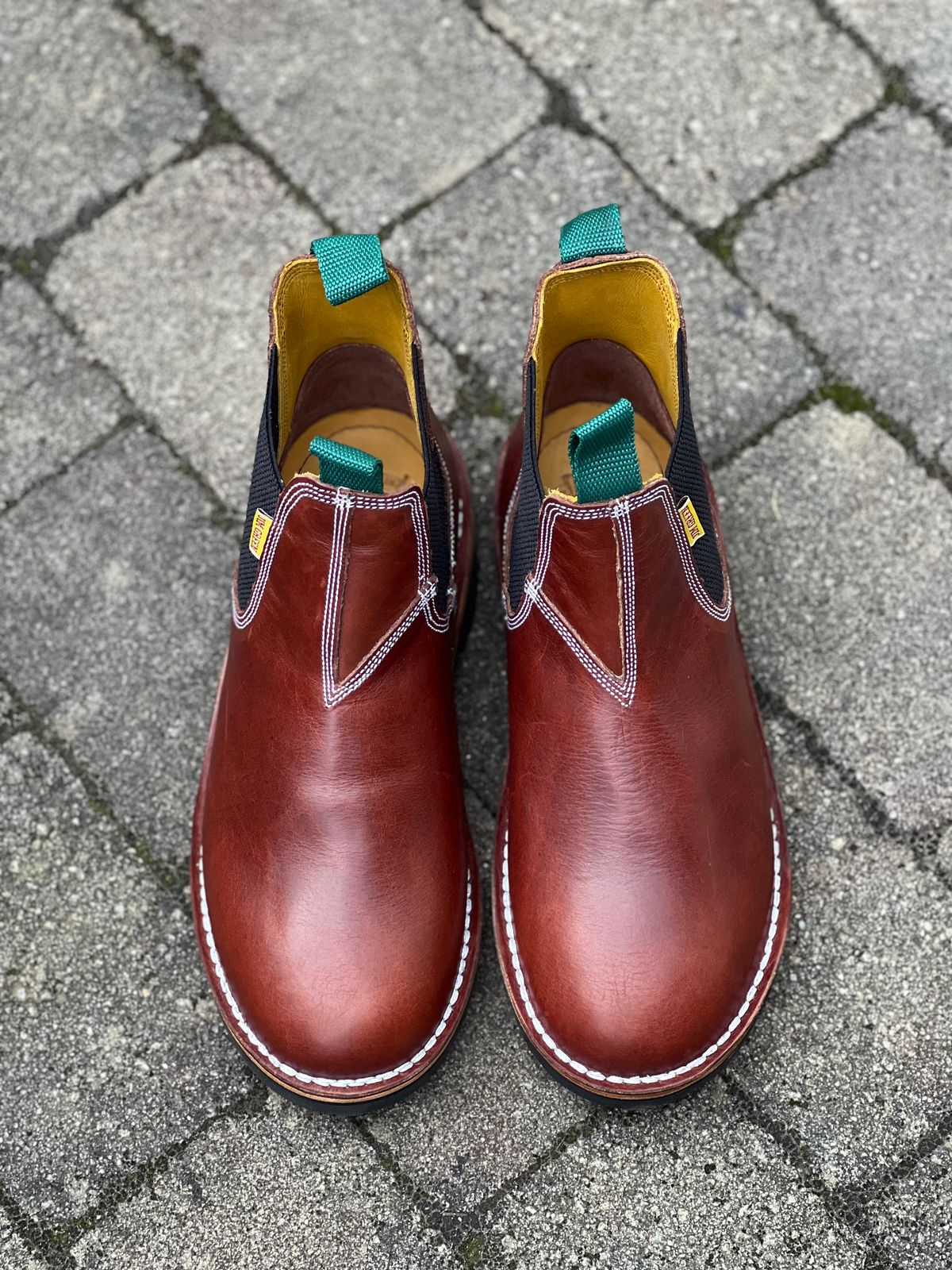 Photo by fjaagewaage on October 1, 2025 of the Jim Green Stockman in Jim Green / Veg Tan Walnut.