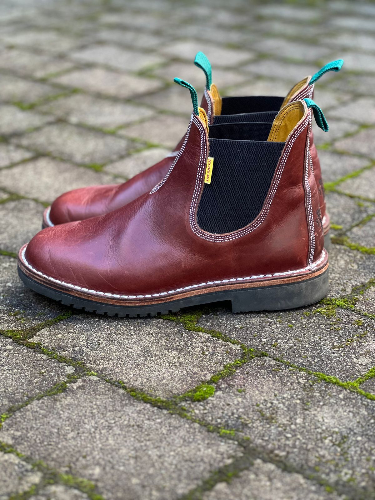 Photo by fjaagewaage on November 2, 2025 of the Jim Green Stockman in Jim Green / Veg Tan Walnut.