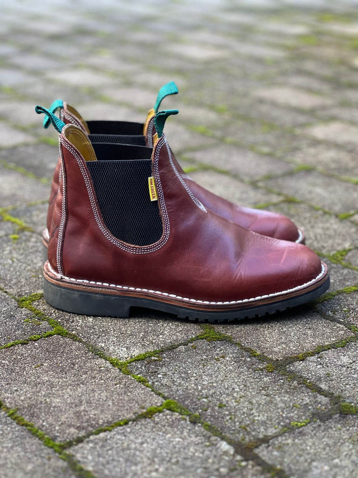 Photo by fjaagewaage on November 2, 2025 of the Jim Green Stockman in Jim Green / Veg Tan Walnut.