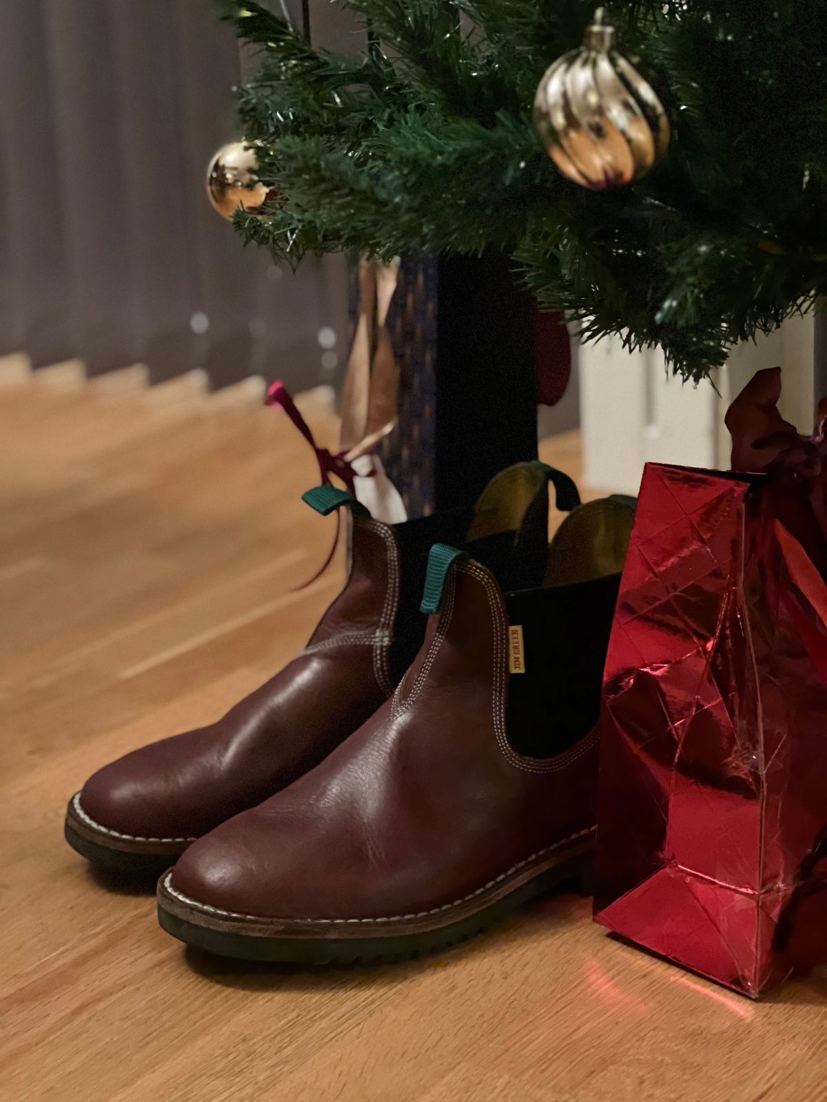 Photo by fjaagewaage on December 5, 2025 of the Jim Green Stockman in Jim Green / Veg Tan Walnut.