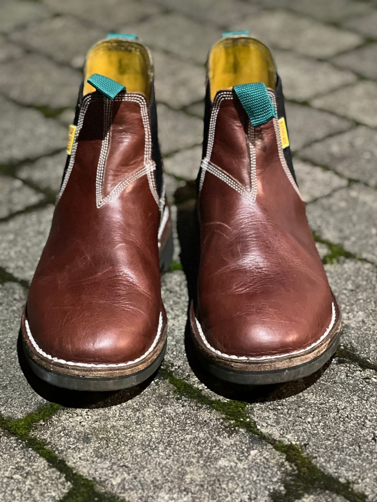 Photo by fjaagewaage on December 5, 2025 of the Jim Green Stockman in Jim Green / Veg Tan Walnut.