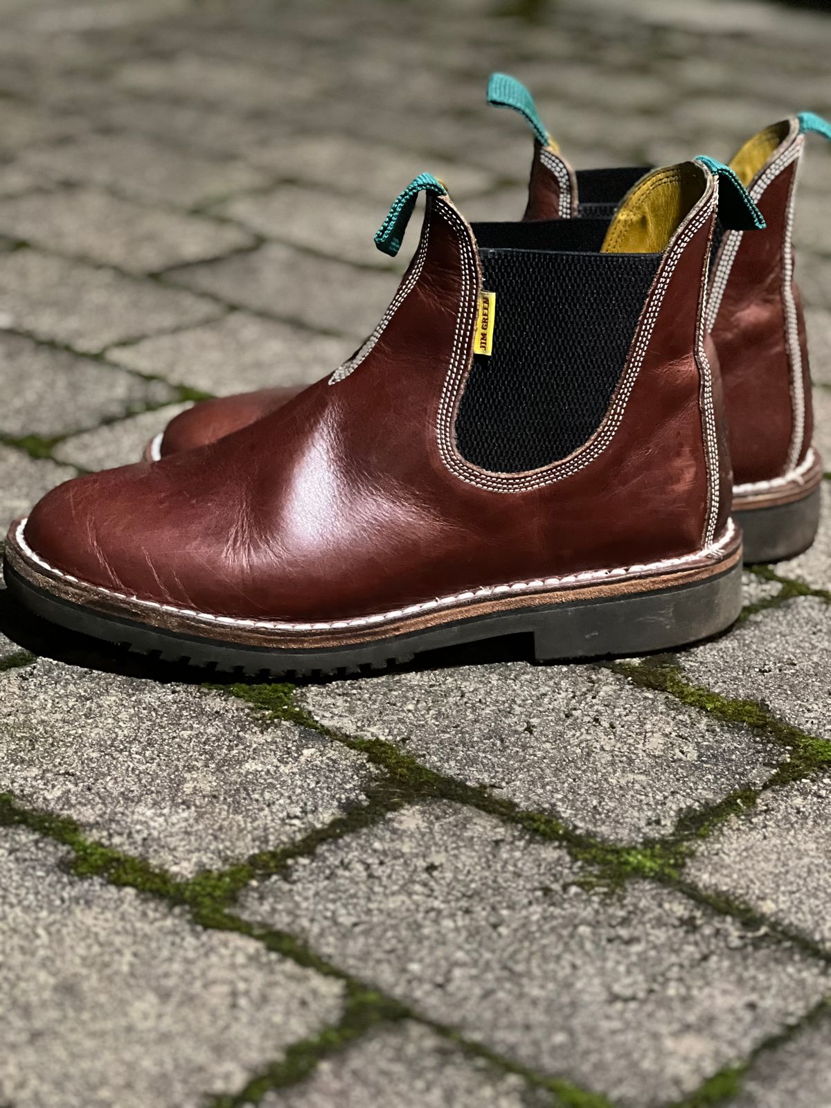 Photo by fjaagewaage on December 5, 2025 of the Jim Green Stockman in Jim Green / Veg Tan Walnut.