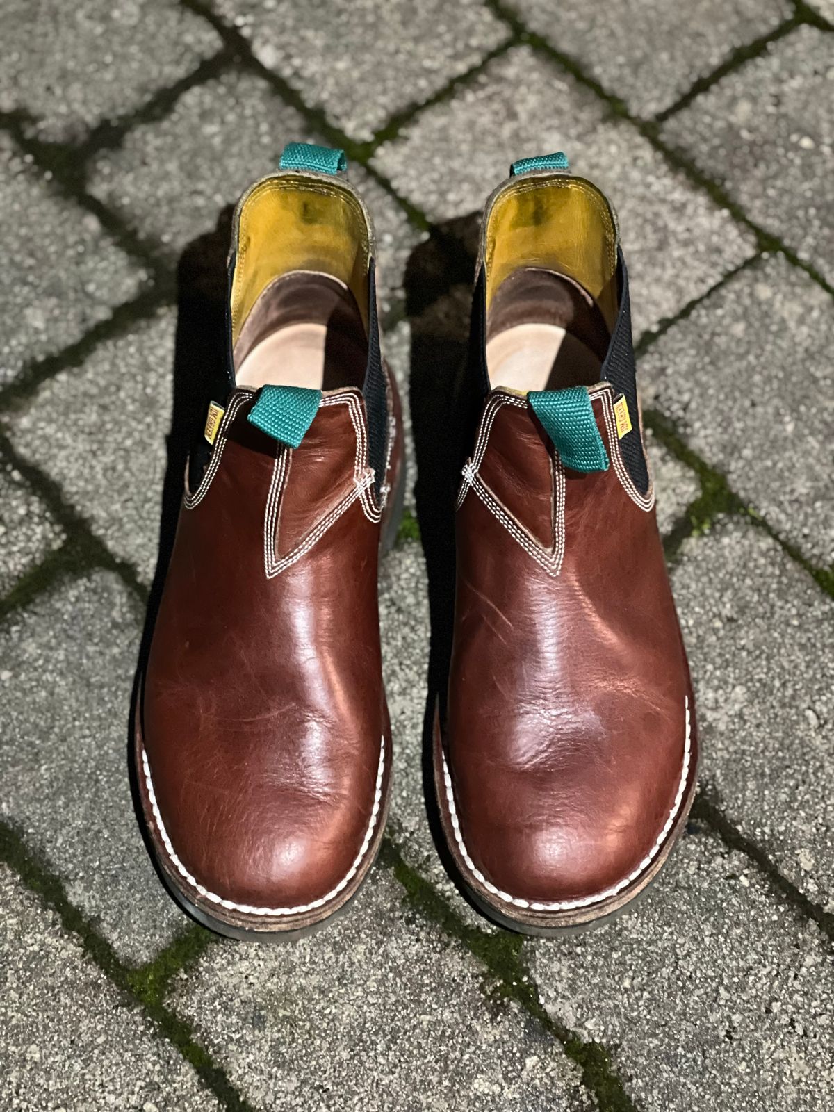 Photo by fjaagewaage on December 5, 2025 of the Jim Green Stockman in Jim Green / Veg Tan Walnut.