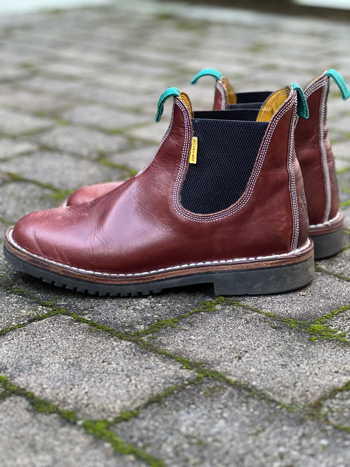 Photo by fjaagewaage on December 27, 2025 of the Jim Green Stockman in Jim Green / Veg Tan Walnut.