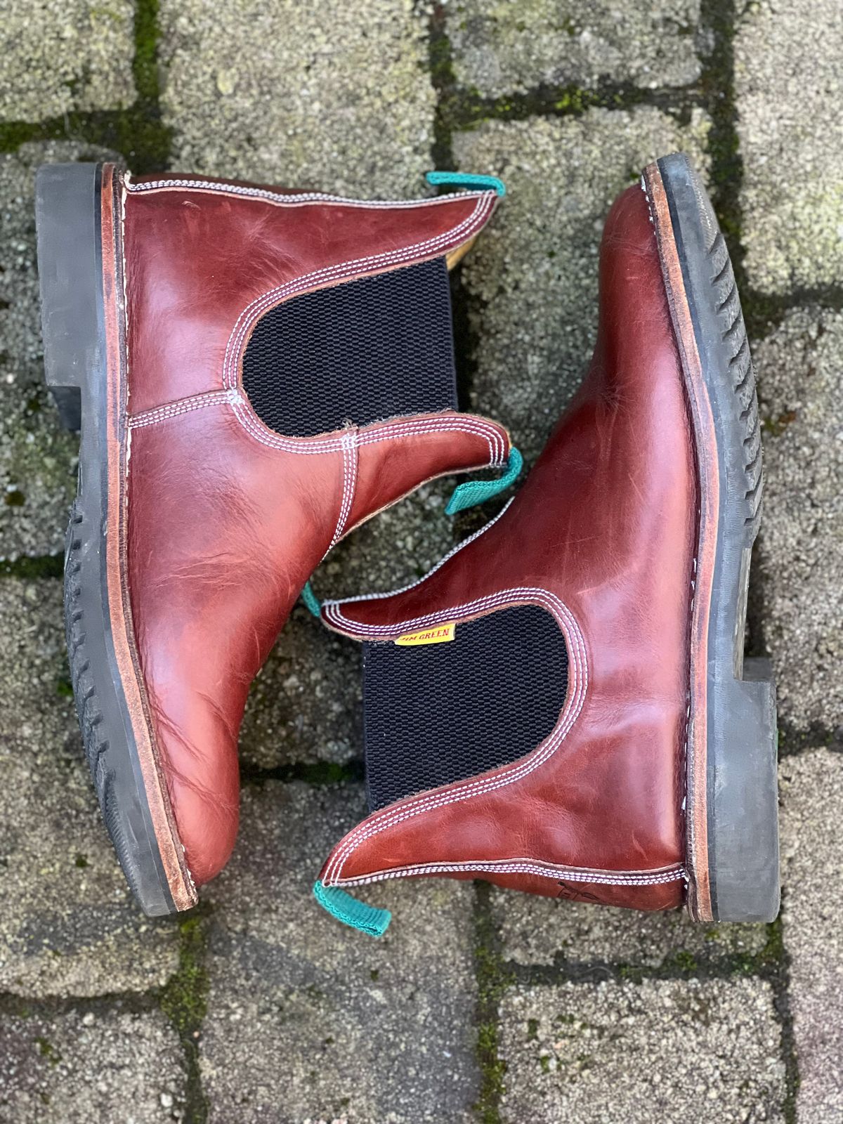 Photo by fjaagewaage on December 27, 2025 of the Jim Green Stockman in Jim Green / Veg Tan Walnut.