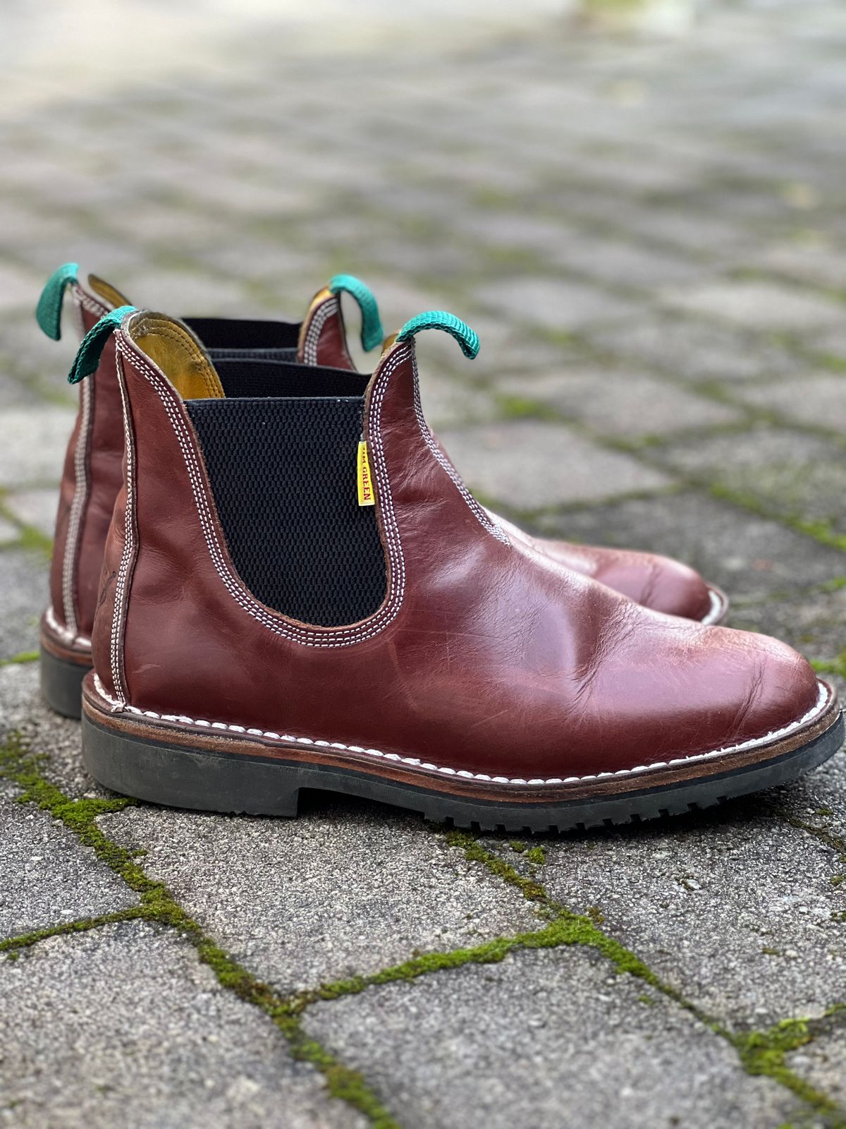 Photo by fjaagewaage on December 27, 2025 of the Jim Green Stockman in Jim Green / Veg Tan Walnut.