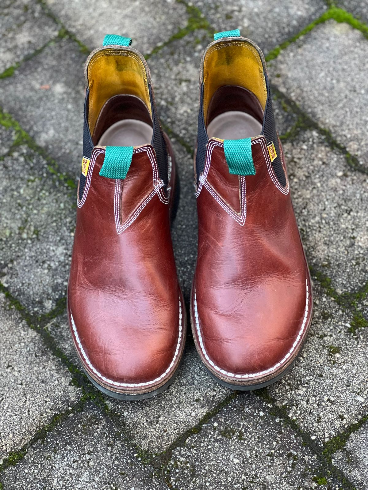 Photo by fjaagewaage on December 27, 2025 of the Jim Green Stockman in Jim Green / Veg Tan Walnut.