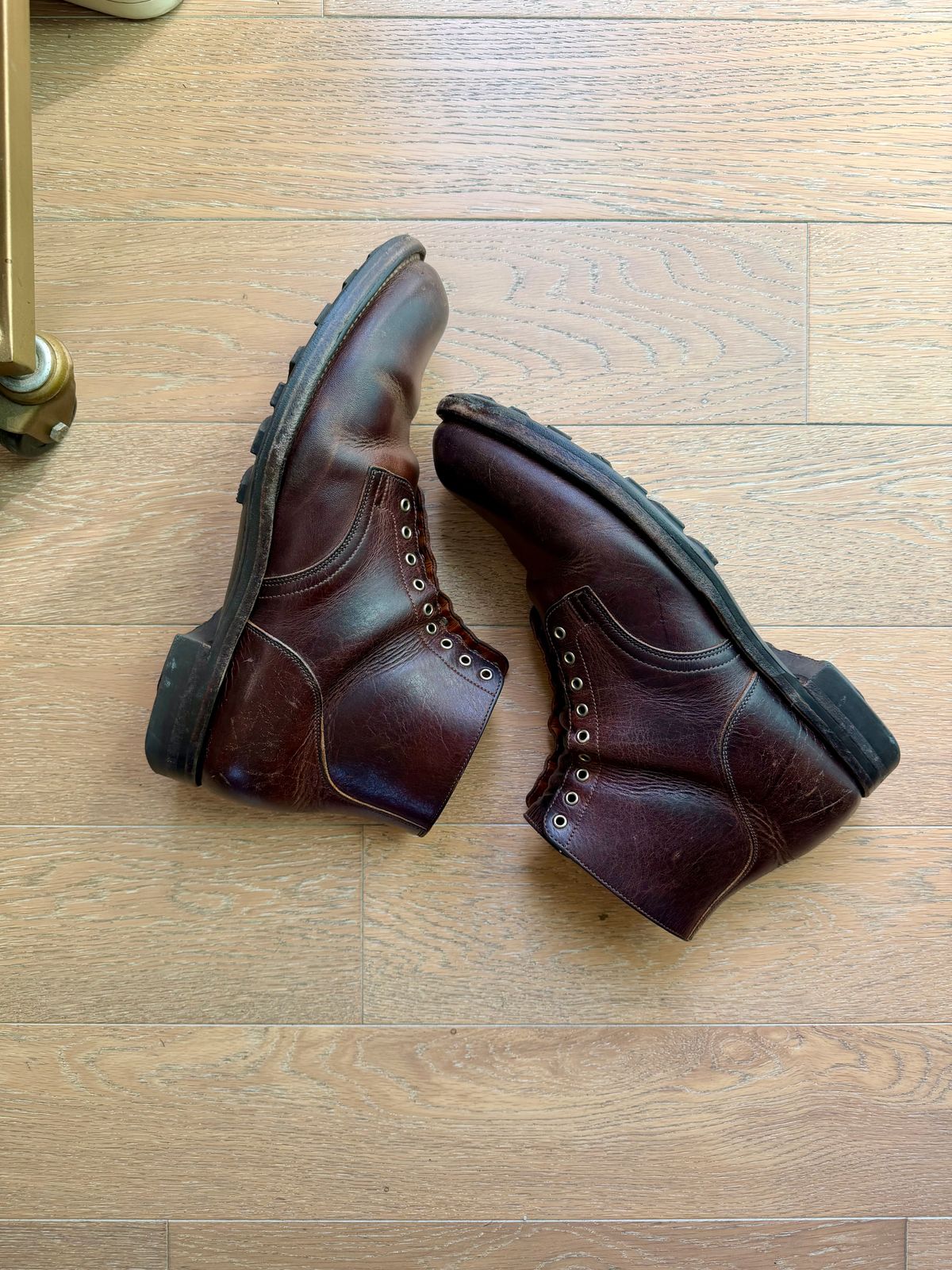 Photo by Drover_Shy on April 19, 2026 of the Viberg Service Boot in C.F. Stead Whiskey Phoenix.