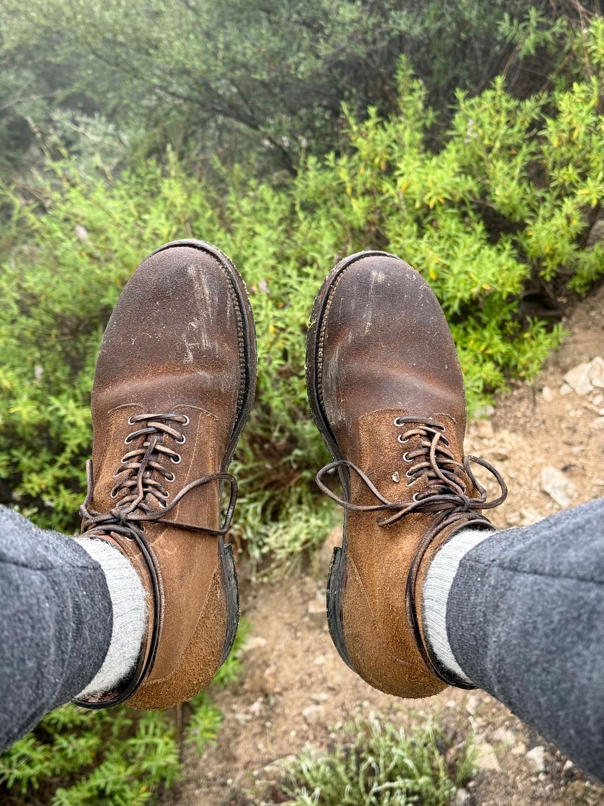 Photo by Drover_Shy on May 17, 2025 of the Viberg N1 Boot in Horween Marine Field Roughout.