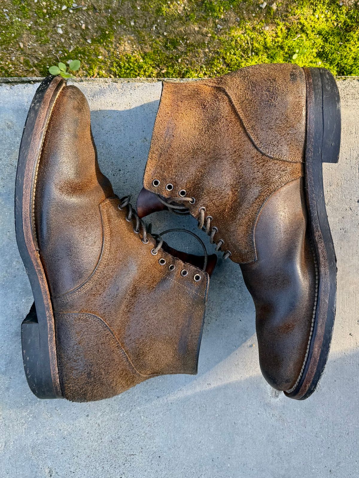 Photo by Drover_Shy on January 10, 2026 of the Viberg N1 Boot in Horween Marine Field Roughout.