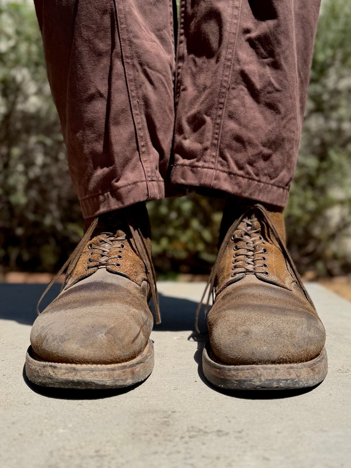 Photo by Drover_Shy on April 11, 2026 of the Viberg N1 Boot in Horween Marine Field Roughout.