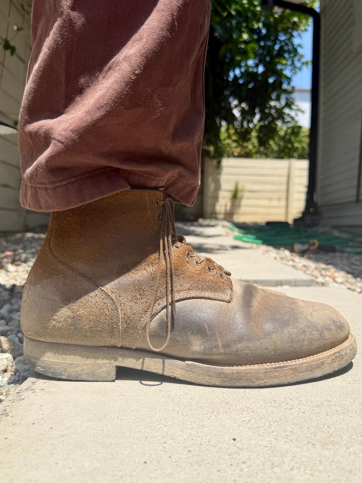 Photo by Drover_Shy on May 23, 2026 of the Viberg N1 Boot in Horween Marine Field Roughout.