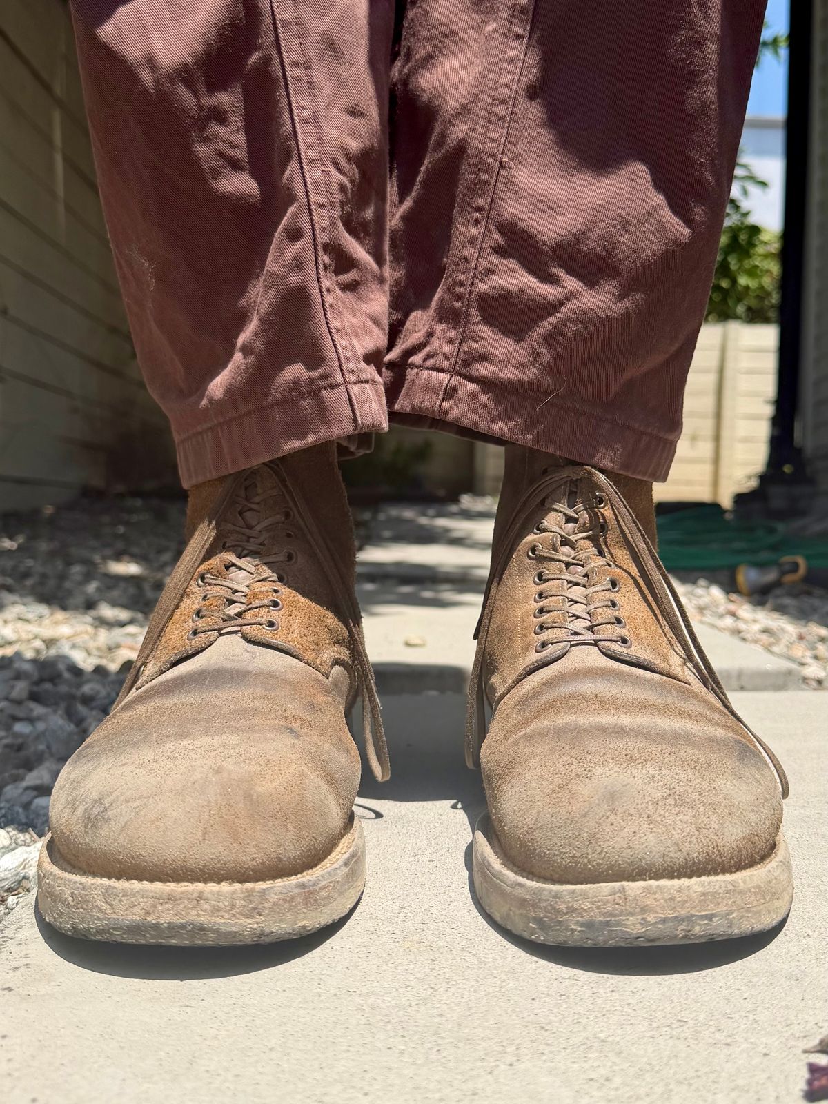 Photo by Drover_Shy on May 23, 2026 of the Viberg N1 Boot in Horween Marine Field Roughout.
