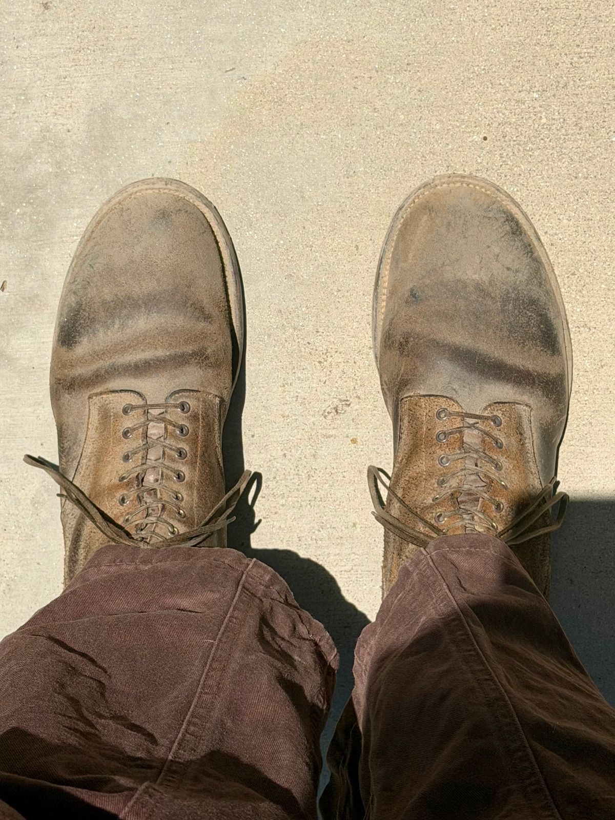 Photo by Drover_Shy on May 23, 2026 of the Viberg N1 Boot in Horween Marine Field Roughout.