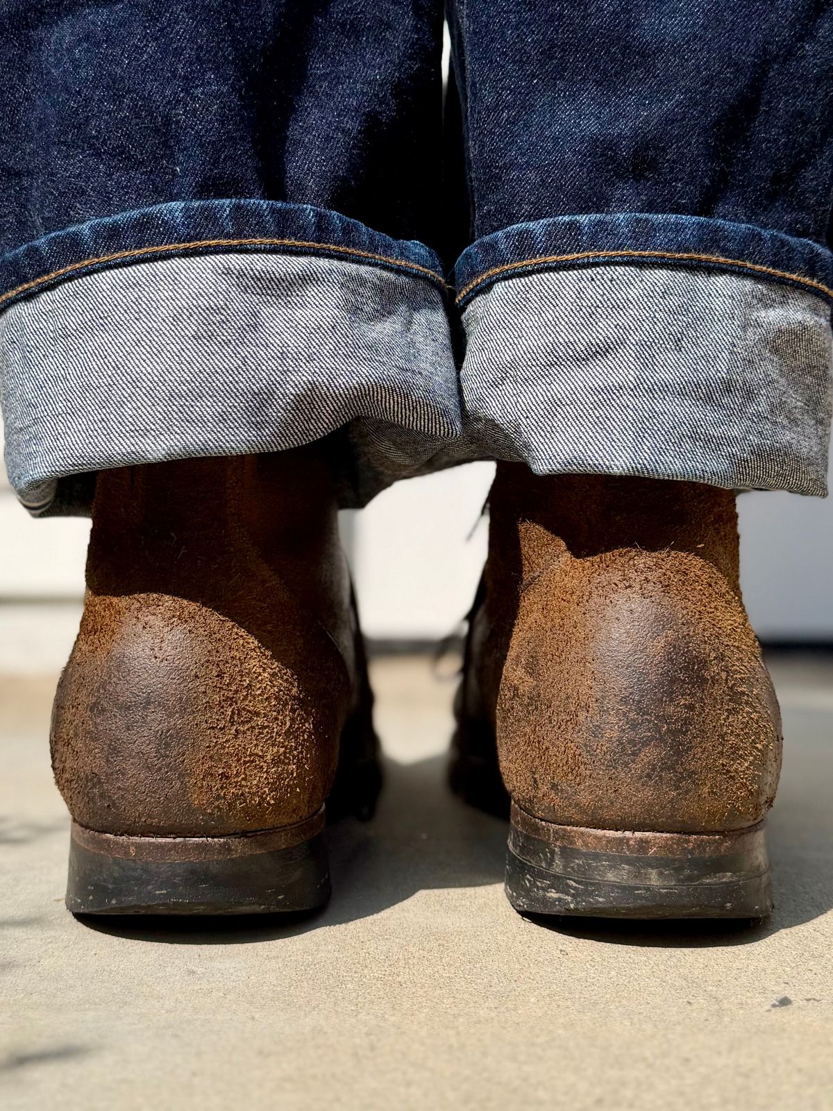 Photo by Drover_Shy on June 3, 2026 of the Viberg N1 Boot in Horween Marine Field Roughout.