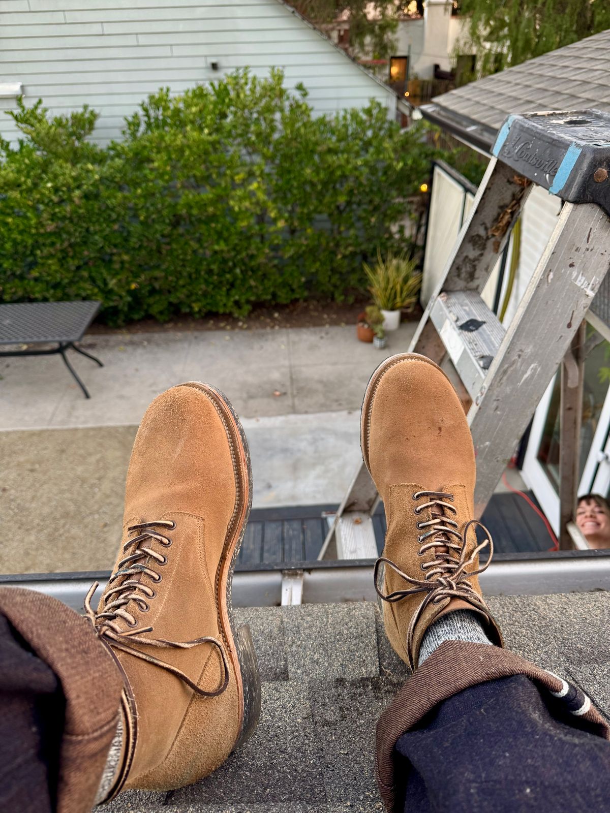 Photo by Drover_Shy on January 6, 2025 of the Viberg N1 Boot in Horween Marine Field Roughout.