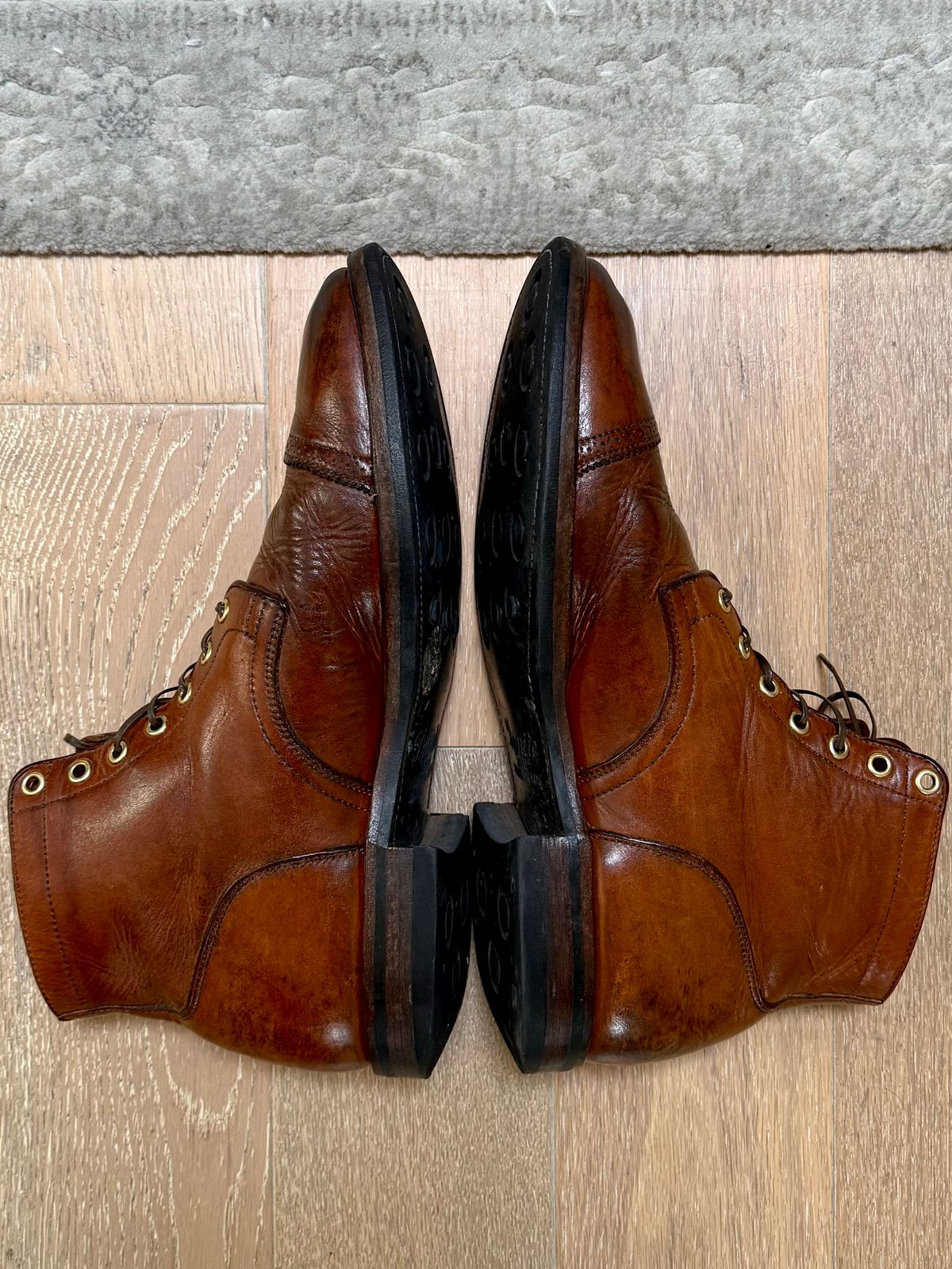 Photo by Drover_Shy on January 25, 2026 of the Viberg Service Boot in Horween Coconut Dublin.