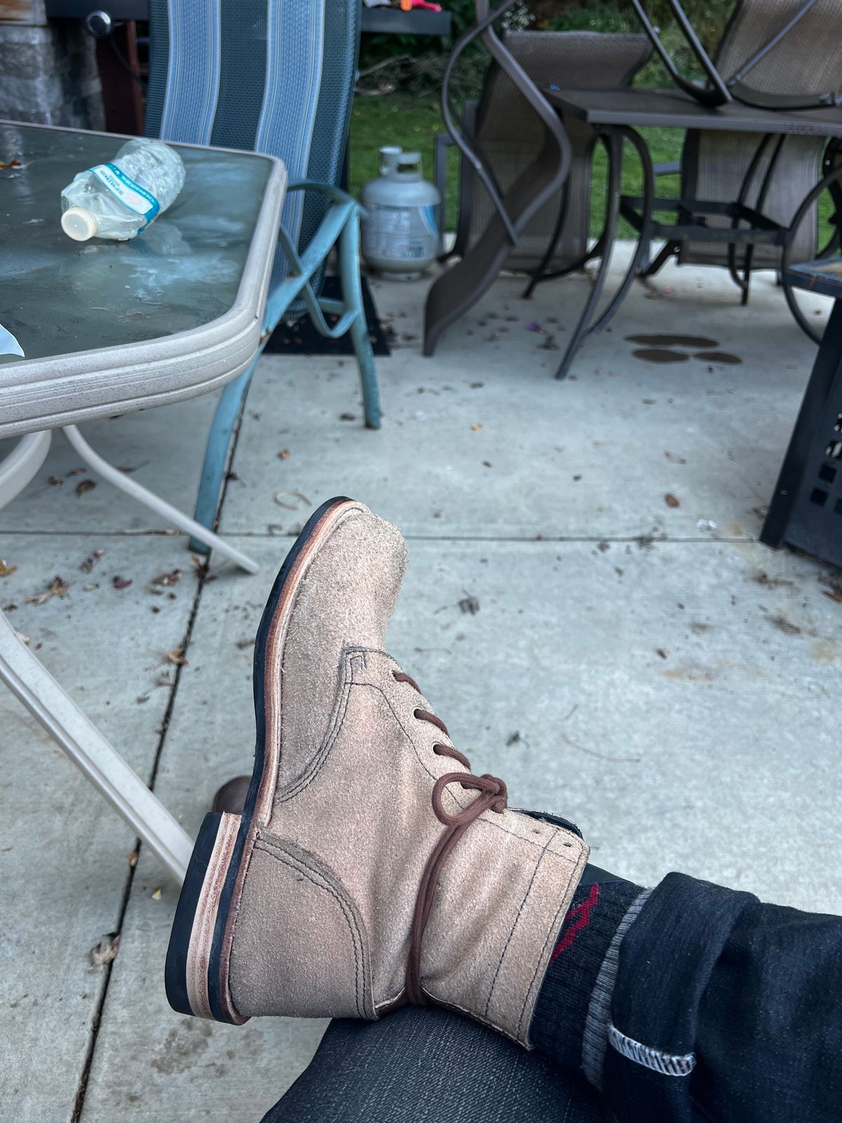 Photo by pillar13 on October 1, 2023 of the Self-Made Unknown Model in Roughout Treated Essex.